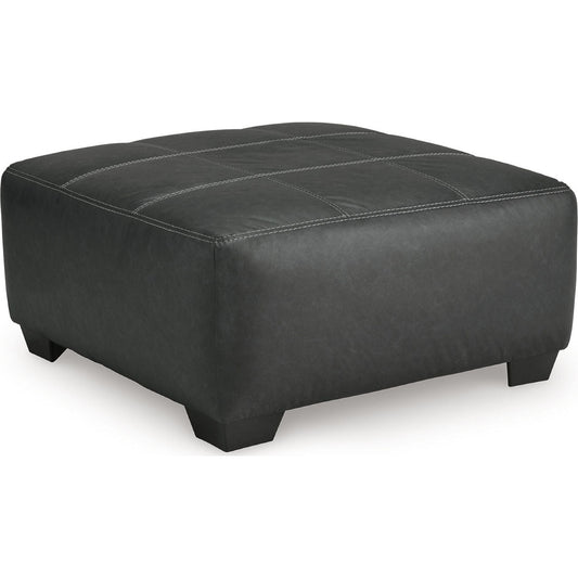 Brixley Pier Oversized Accent Ottoman - Graphite