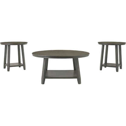 Caitbrook 3 Pack Tables - Gray