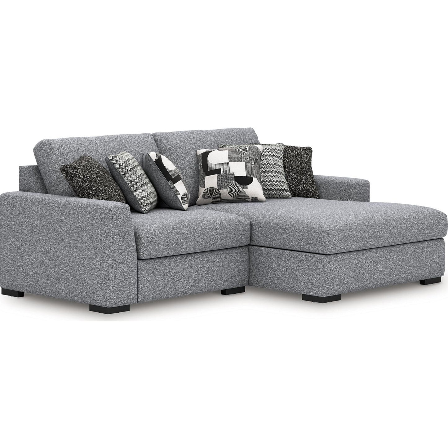 Bealton 2 Piece Sectional with Chaise - Salt and Pepper