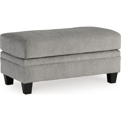 Davinca Ottoman - Charcoal