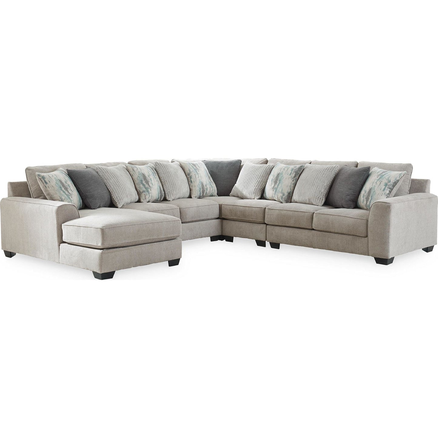 Ardsley 5 Piece Sectional with Chaise