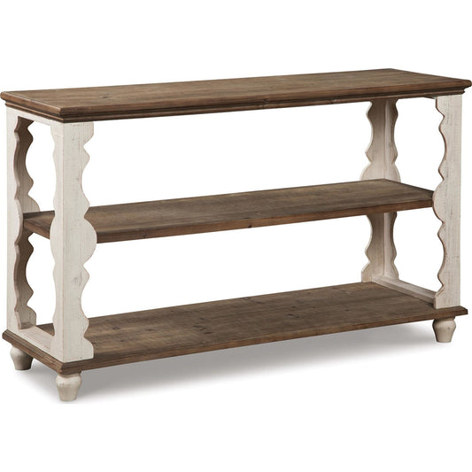 Alwyndale Accent Table - Antique White/Brown