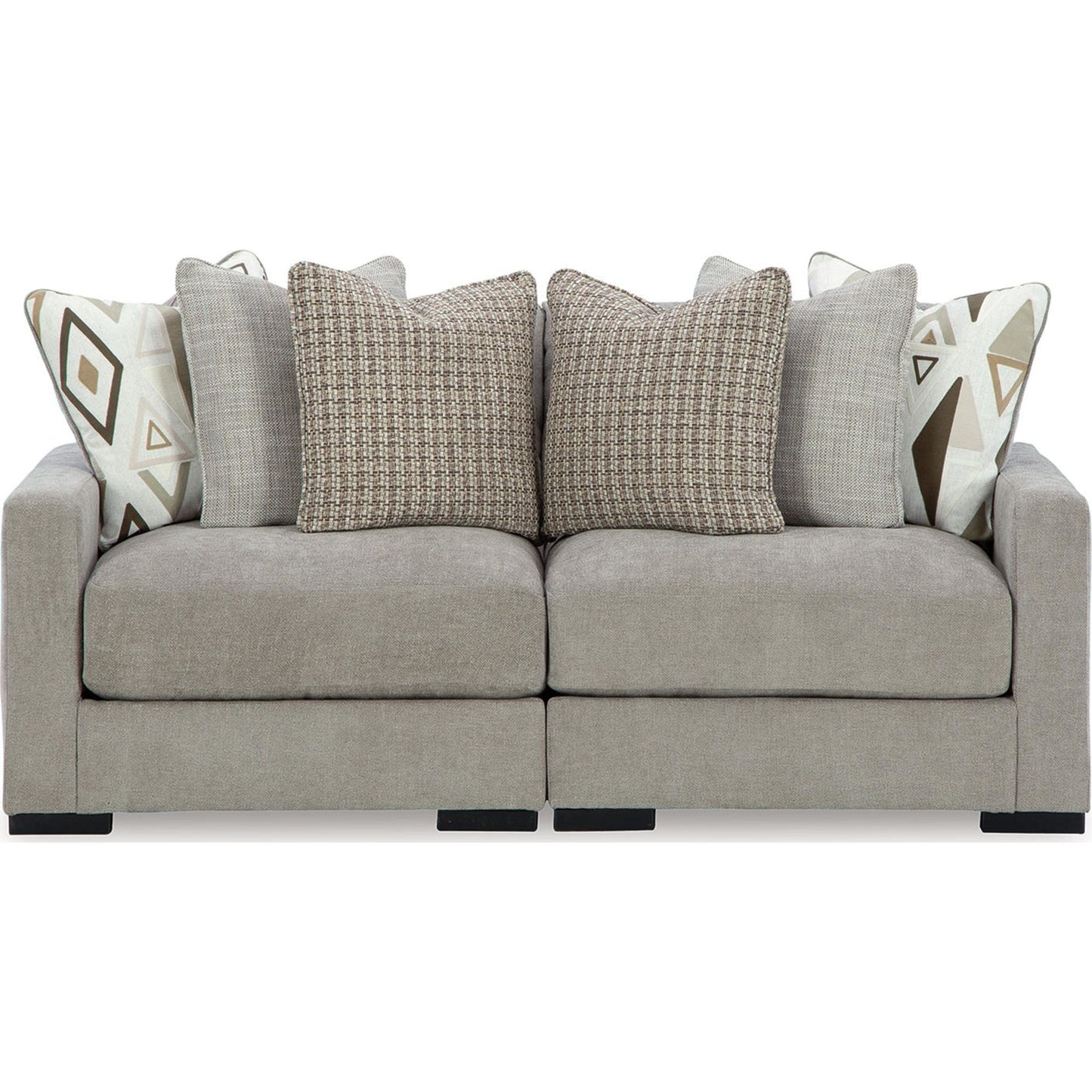 Aslan Court 2 Piece Sectional - Pebble