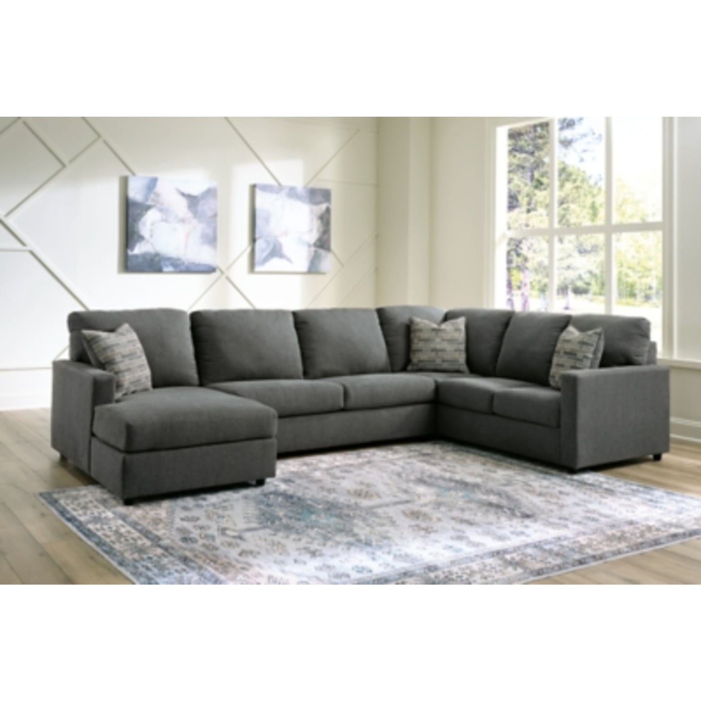 Edenfield 3 Piece Sectional with Chaise