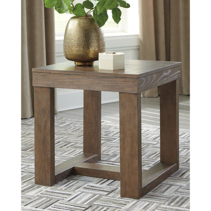 Cariton End Table - Gray