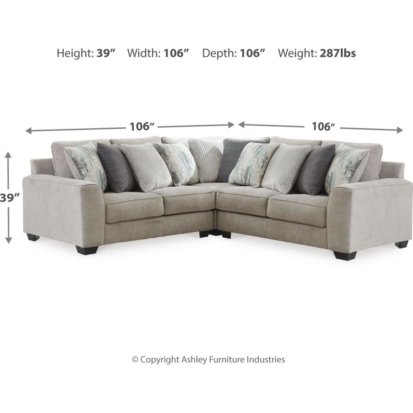 Ardsley 3 Piece Sectional
