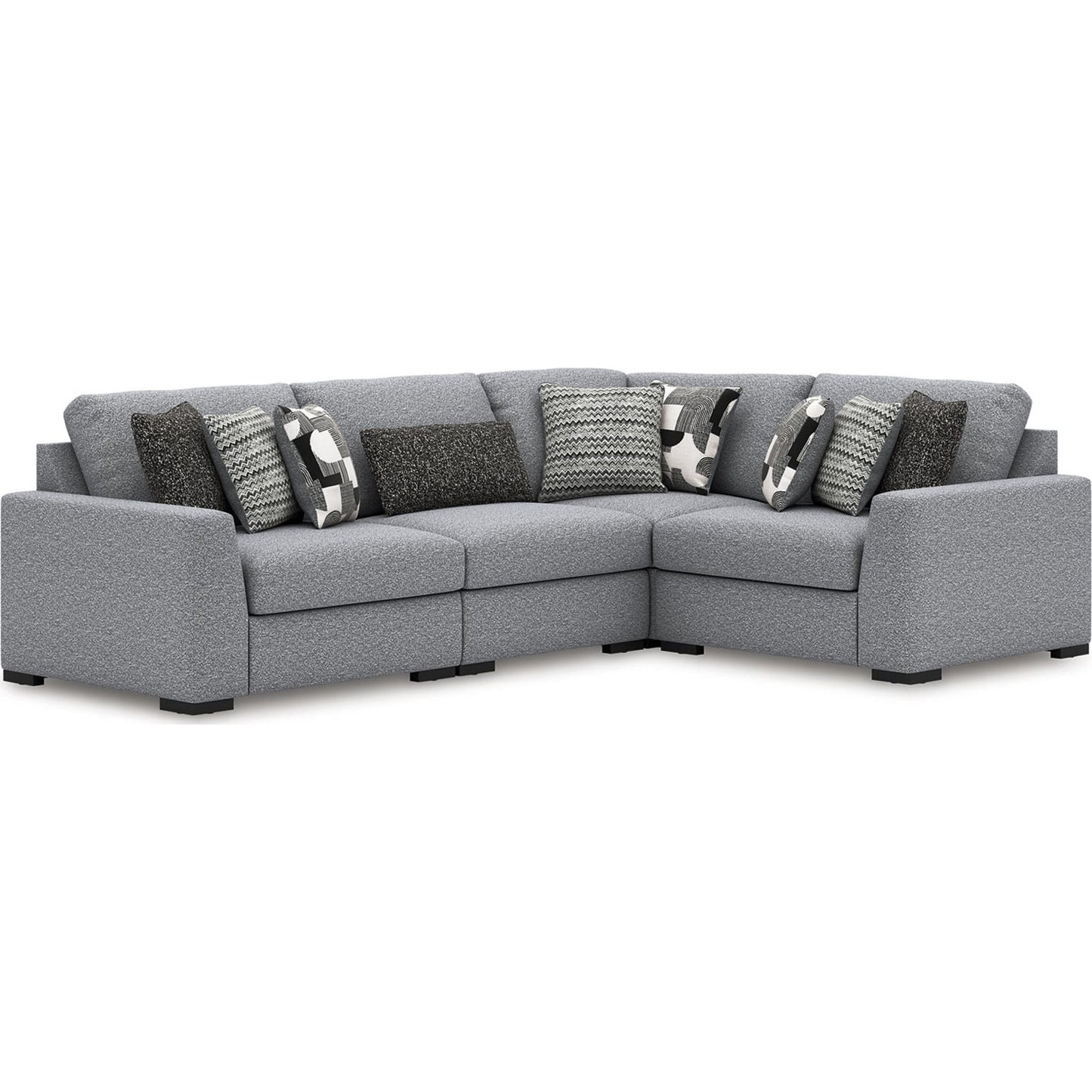 Bealton 4 Piece Sectional - Salt and Pepper