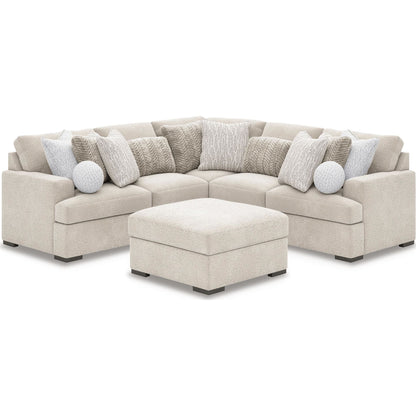 Cuddle Plush 5 Piece Modular Sectional