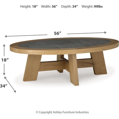 Brinstead Coffee Table - Light Brown