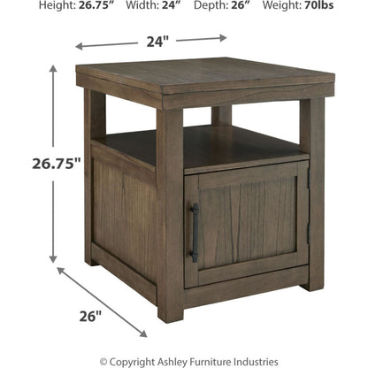 Boardernest End Table - Brown