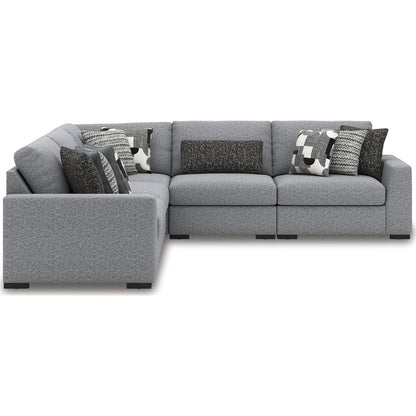 Bealton 5 Piece Sectional - Salt and Pepper