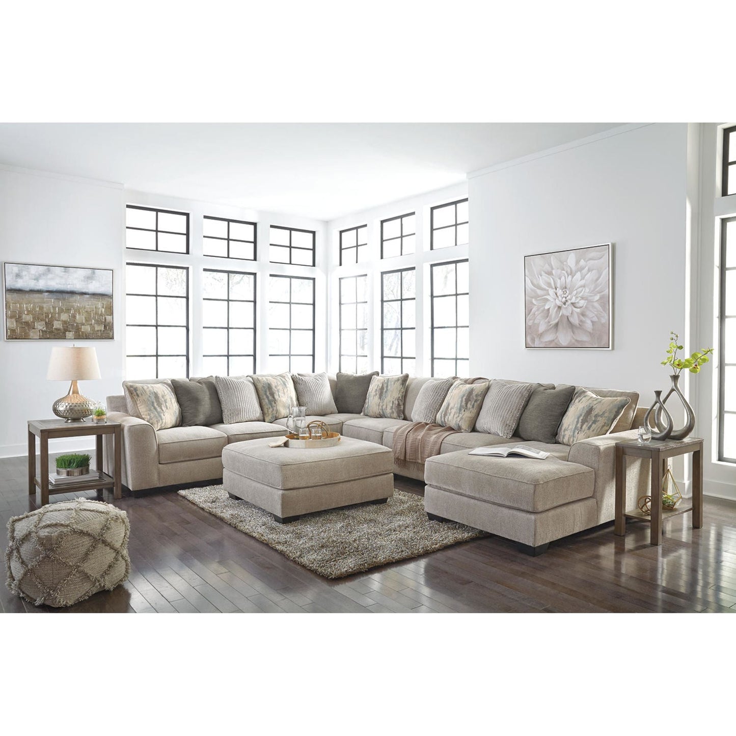 Ardsley 5 Piece Sectional with Chaise