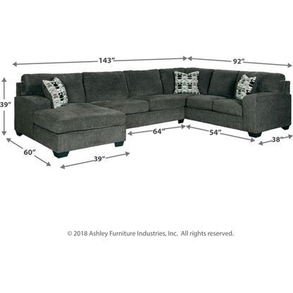 Ballinasloe 3 Piece Sectional with Chaise