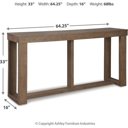 Cariton Sofa Table - Gray