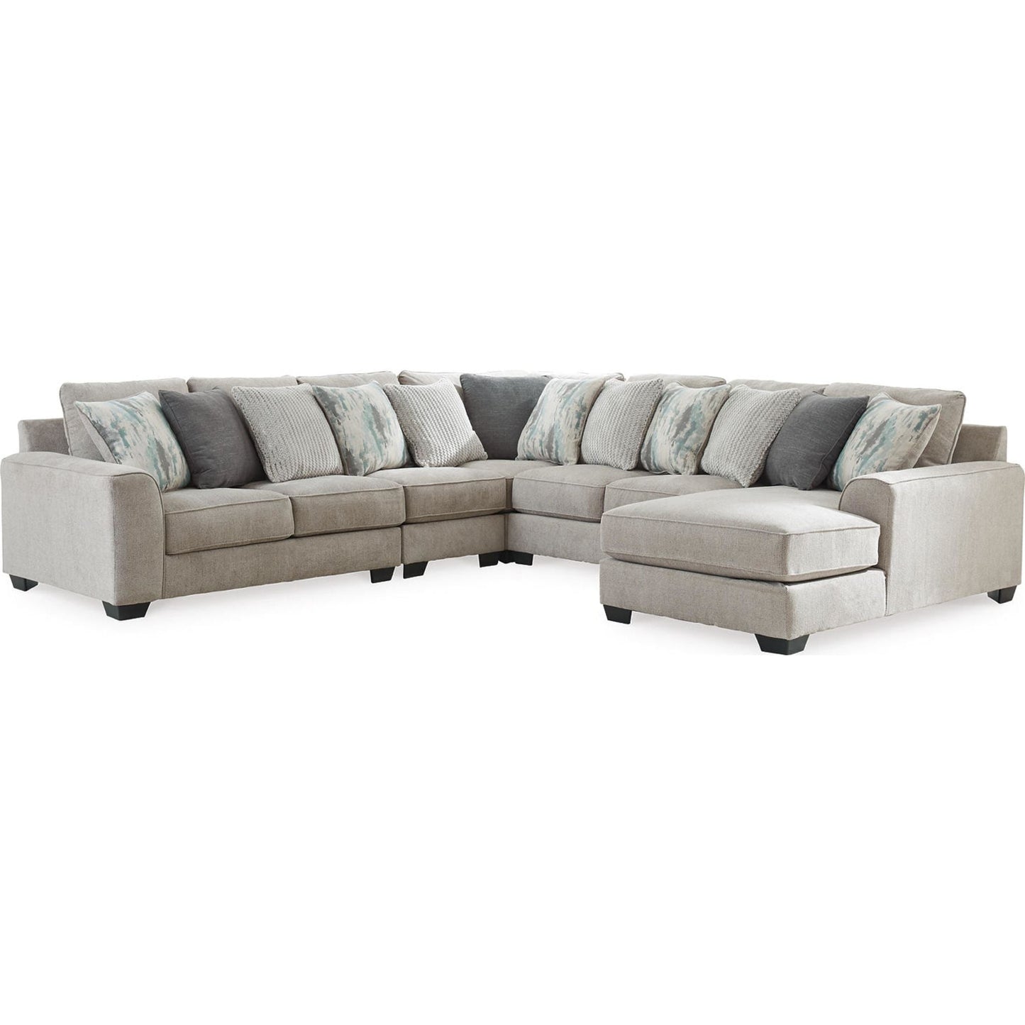 Ardsley 5 Piece Sectional with Chaise