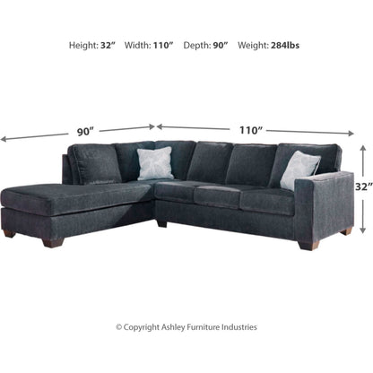 Altari 2 Piece Sleeper Sectional with Chaise