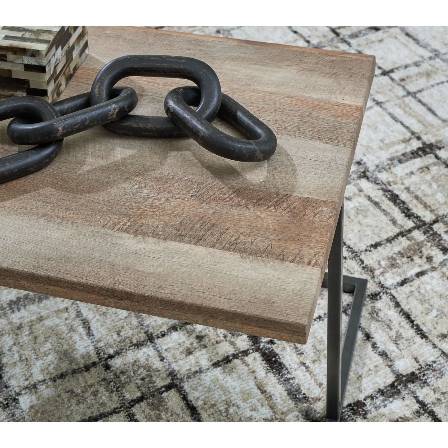 Albreane 3 Pack Tables - Grayish Brown/Black