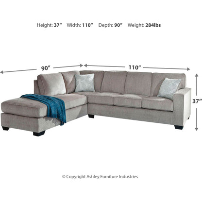 Altari 2 Piece Sleeper Sectional with Chaise