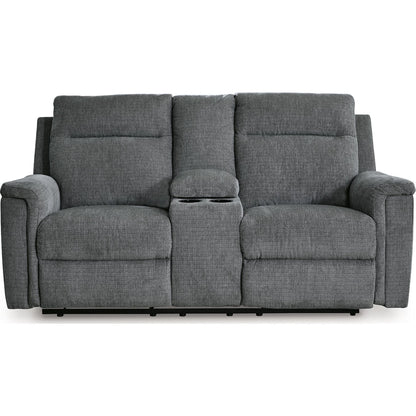 Barnsana Power Reclining Loveseat with Console