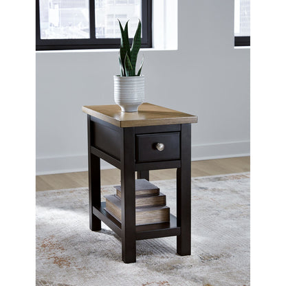Drazmine Chairside End Table - Brown