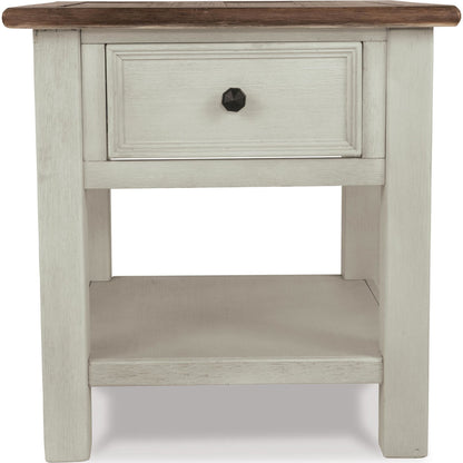 Bolanburg Chairside End Table - Two-tone