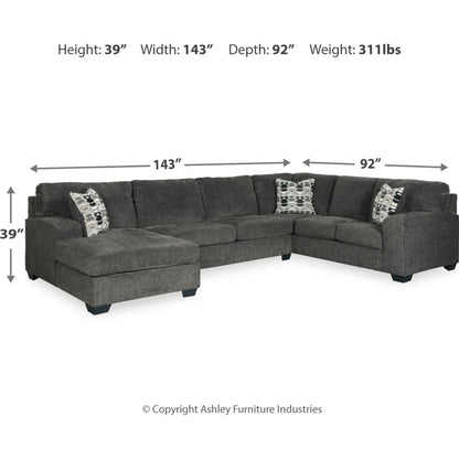 Ballinasloe 3 Piece Sectional with Chaise