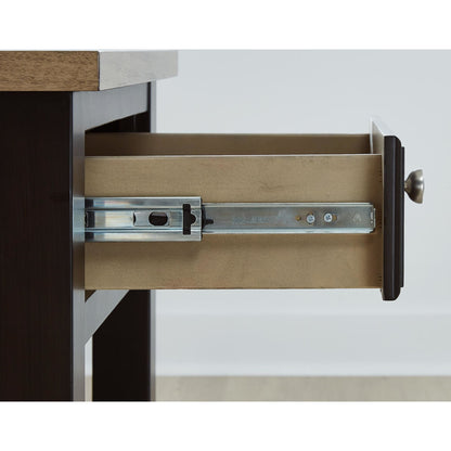 Drazmine End Table - Brown