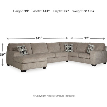 Ballinasloe 3 Piece Sectional with Chaise