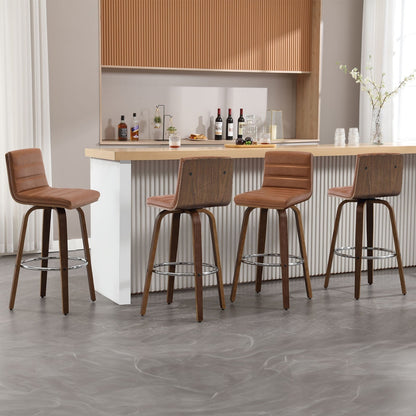 26/29 Faux Leather Swivel Bar/Counter Stools, Set of 2/3