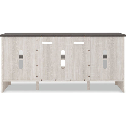 Dorrinson TV Stand - Two-tone