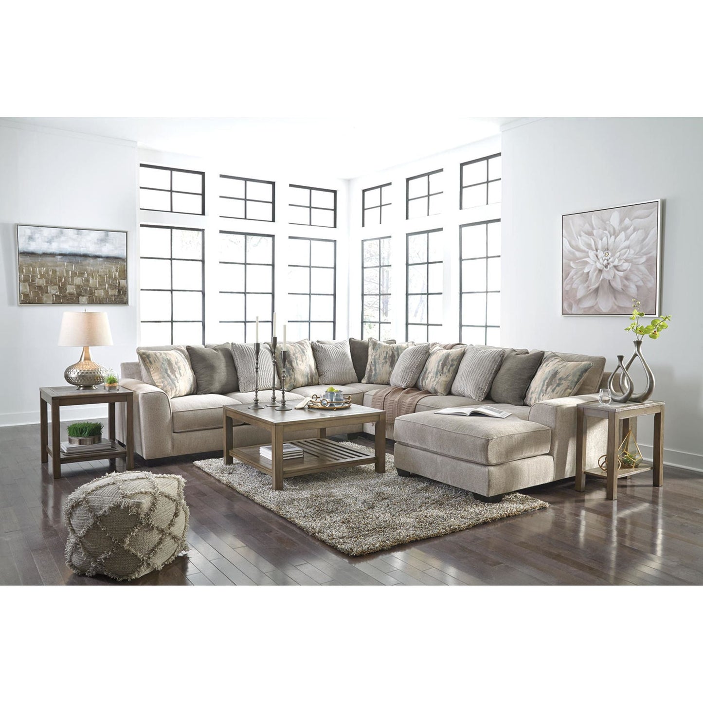 Ardsley 4 Piece Sectional with Chaise