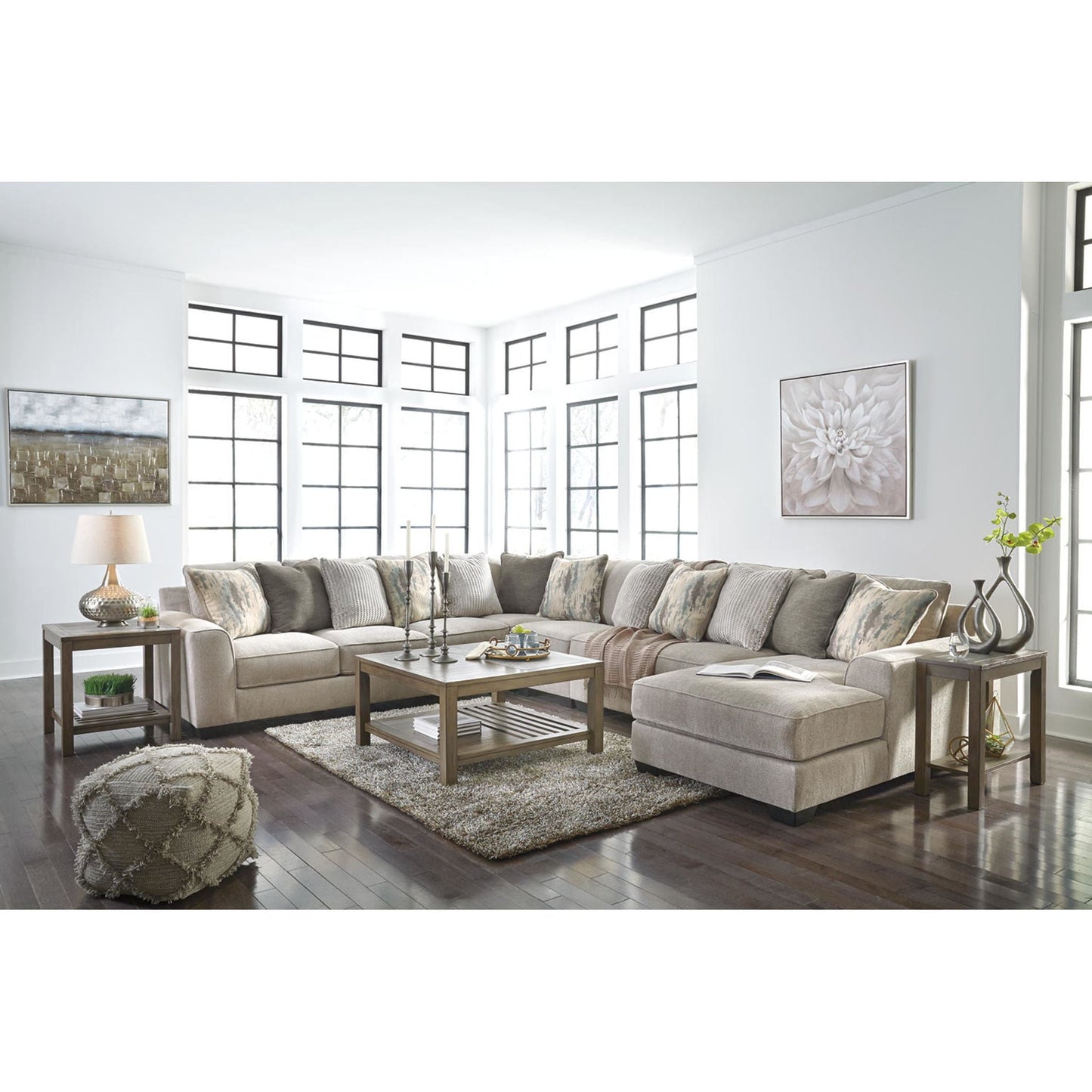 Ardsley 5 Piece Sectional with Chaise