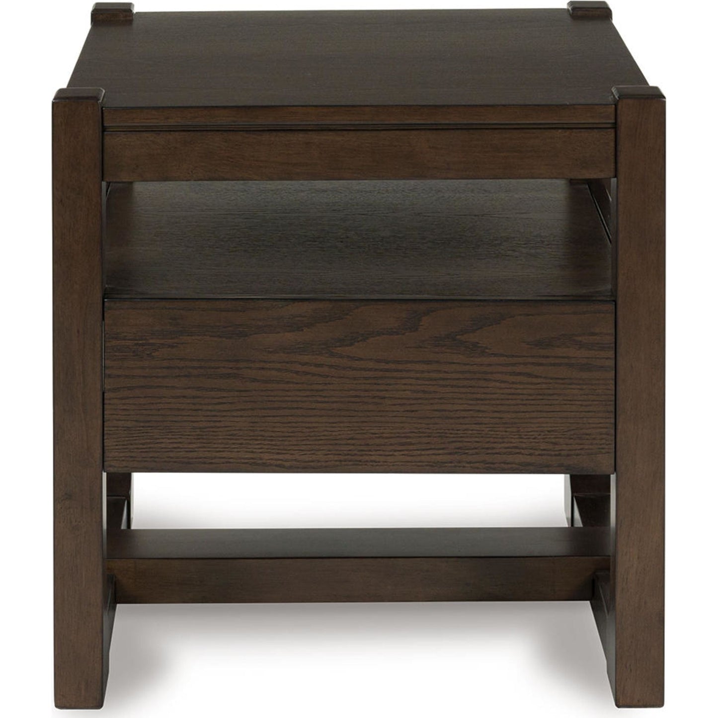 Breckington End Table - Dark Brown