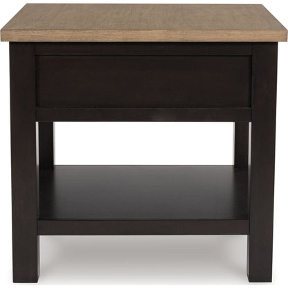 Drazmine End Table - Brown