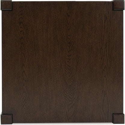 Breckington End Table - Dark Brown