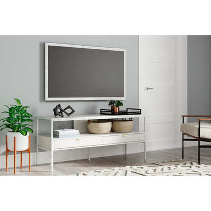 Deznee TV Stand - White