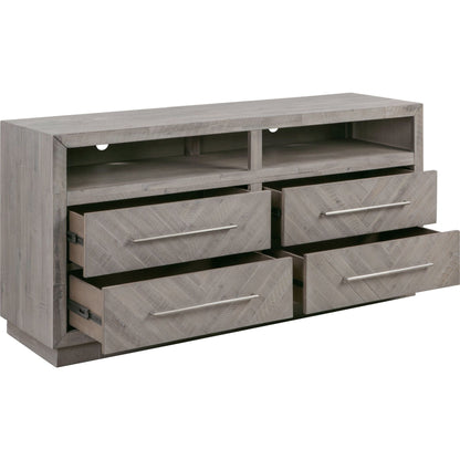 Alexandra Console - Rustic Latte