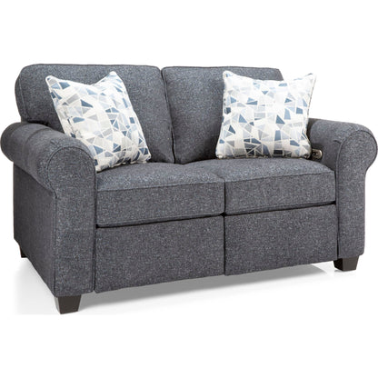 Cosmo Power Reclining Loveseat - Mondavi Graphite