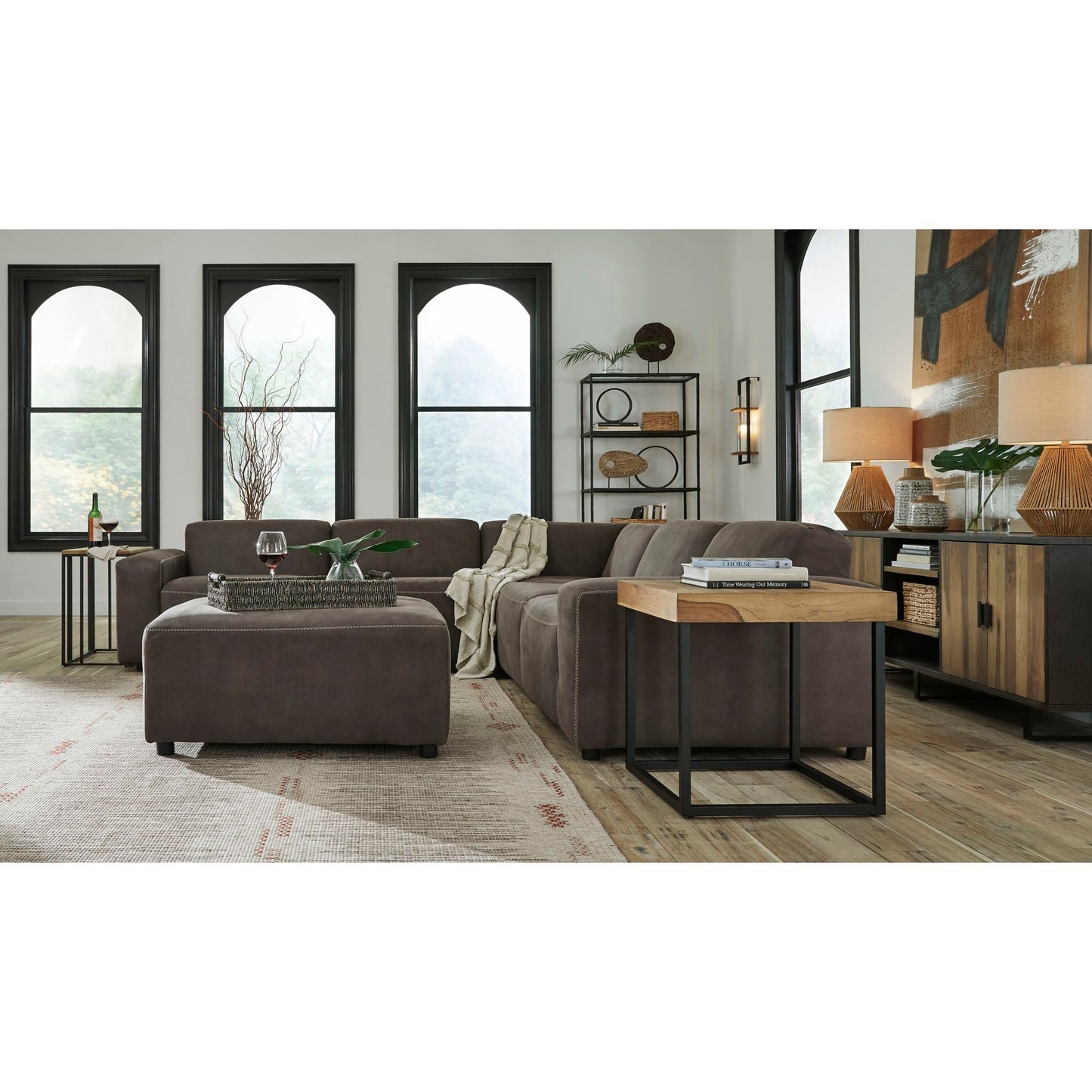 Allena 5 Piece Modular Sectional