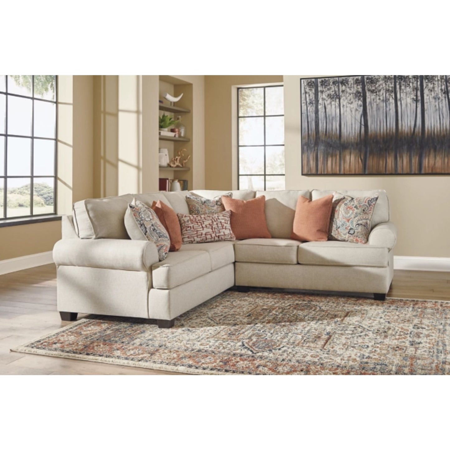 Amici 2 Piece Sectional - Linen