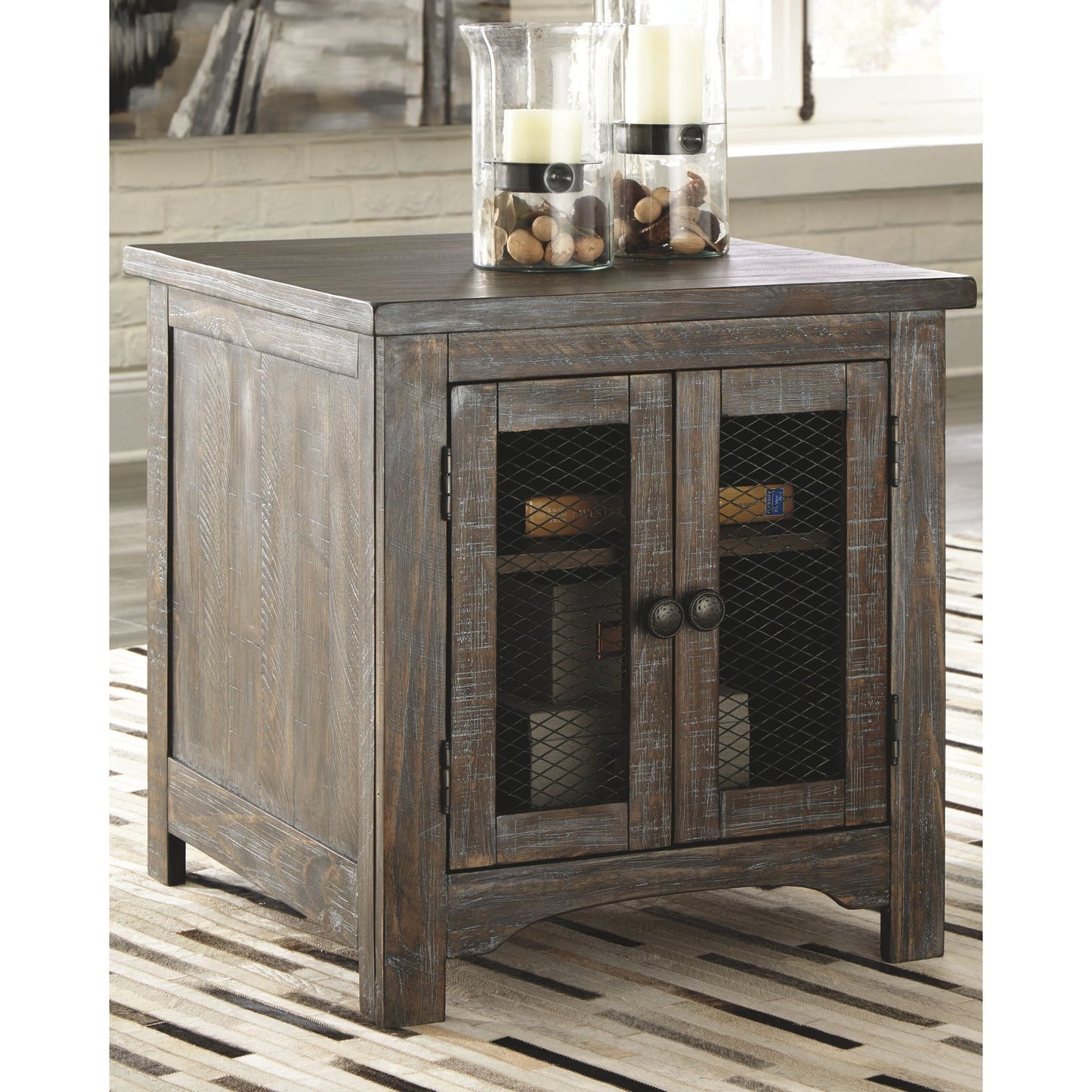 Bleeker End Table - Brown