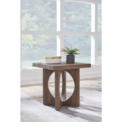 Abbianna End Table - Medium Brown