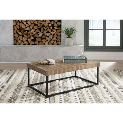 Bellwick Coffee Table - Natural/Black