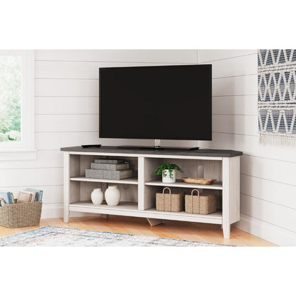Dorrinson TV Stand - Two-tone