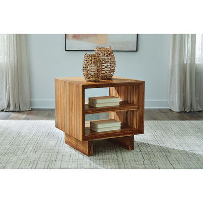 Dressonni End Table - Brown