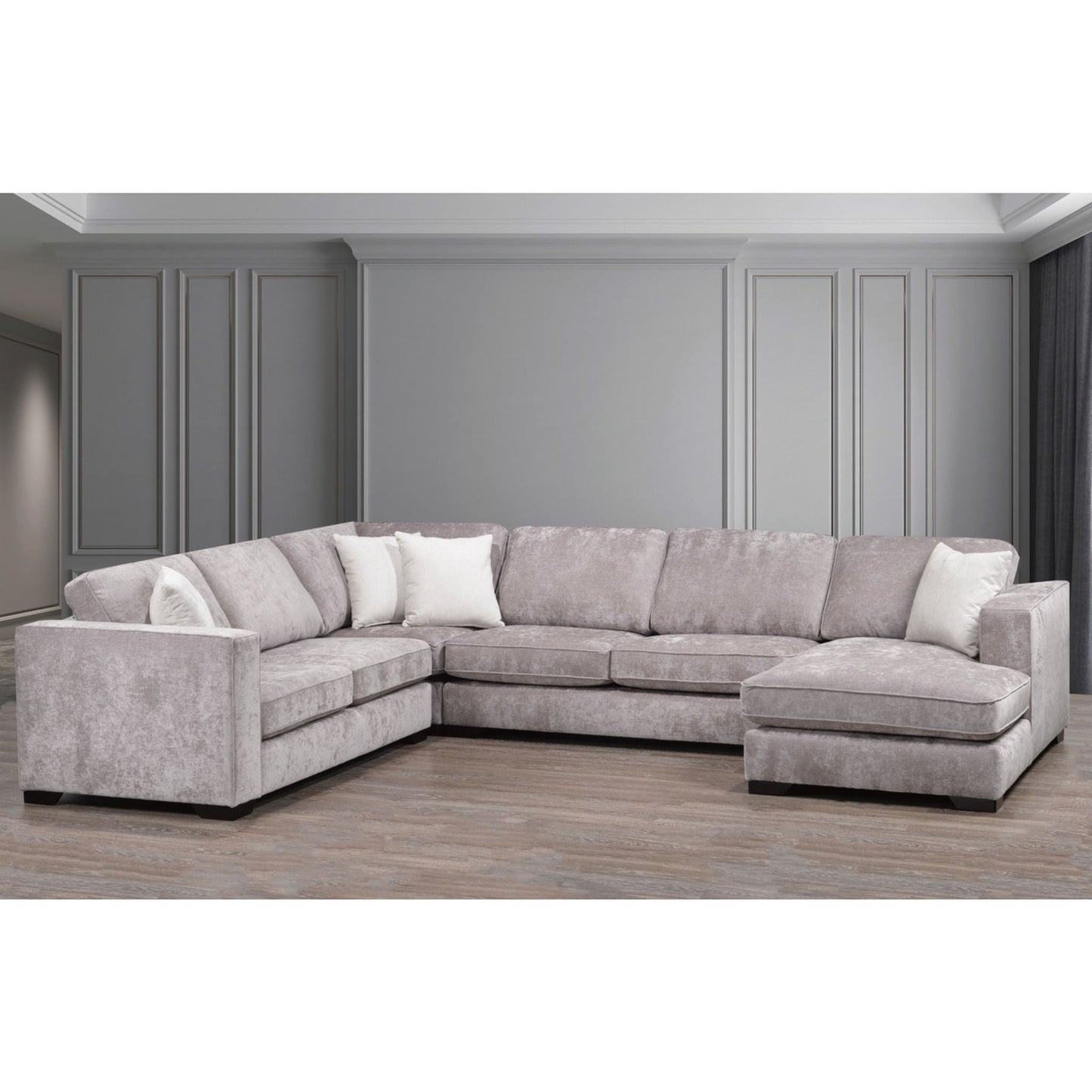 Amber 4 Piece Sectional - Taupe