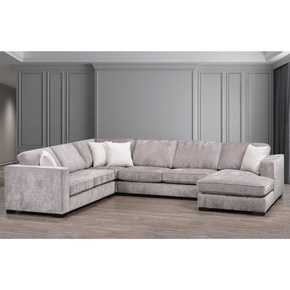 Amber 4 Piece Sectional - Taupe
