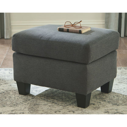 Bayonne Ottoman - Charcoal