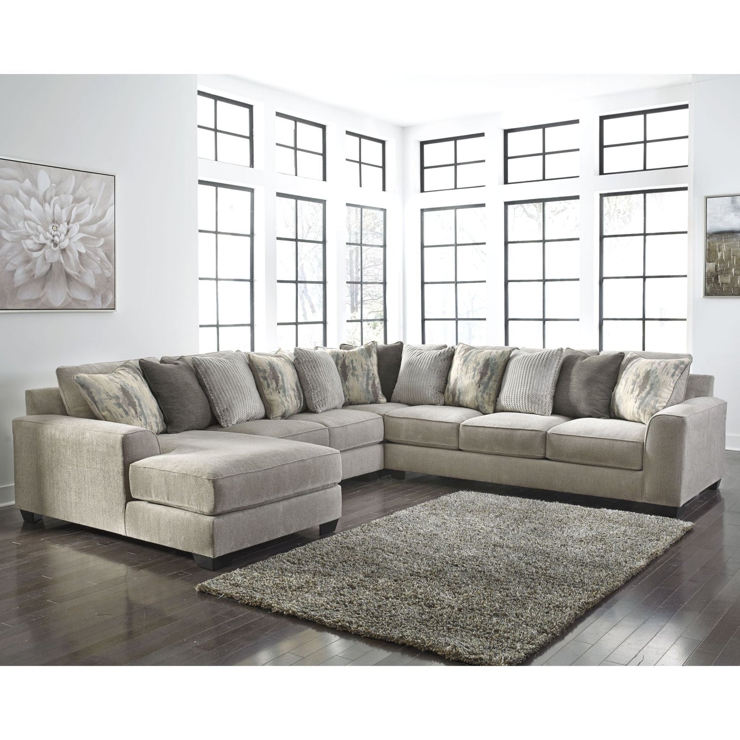 Ardsley 4 Piece Sectional with Chaise