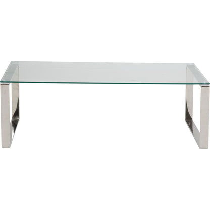 David Coffee Table - Stainless Steel